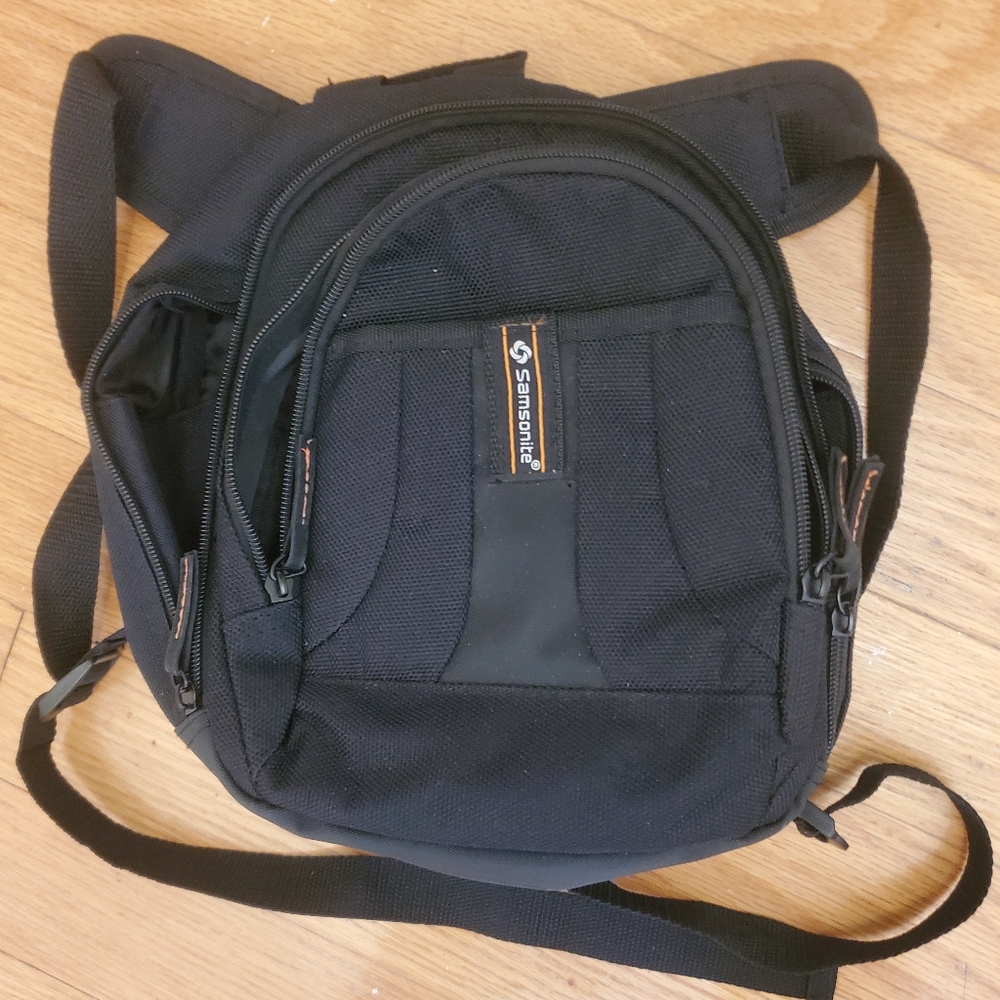 Samsonite black mini backpack